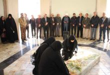 گزارش تصویری مراسم غبار روبی مزار شهدا